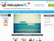 Tablet Screenshot of helicoptere-rc-24.com